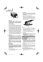 Предварительный просмотр 12 страницы Metabo HPT G 12VE Safety Instructions And Instruction Manual