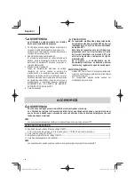 Предварительный просмотр 40 страницы Metabo HPT G 12VE Safety Instructions And Instruction Manual