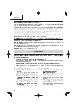 Preview for 16 page of Metabo HPT G 12VE2 Safety Instructions And Instruction Manual