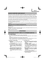 Preview for 31 page of Metabo HPT G 12VE2 Safety Instructions And Instruction Manual