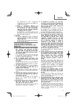 Preview for 33 page of Metabo HPT G 12VE2 Safety Instructions And Instruction Manual