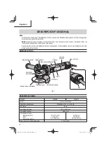 Preview for 38 page of Metabo HPT G 12VE2 Safety Instructions And Instruction Manual