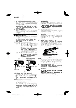 Preview for 10 page of Metabo HPT G12SE3 Safety Instructions And Instruction Manual