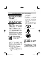 Preview for 21 page of Metabo HPT G12SE3 Safety Instructions And Instruction Manual