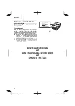 Предварительный просмотр 10 страницы Metabo HPT GP 18DA Safety Instructions And Instruction Manual