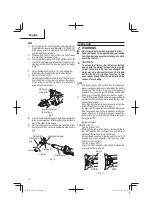 Предварительный просмотр 16 страницы Metabo HPT GP 18DA Safety Instructions And Instruction Manual