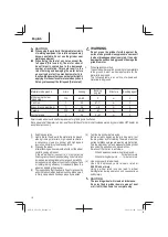 Предварительный просмотр 18 страницы Metabo HPT GP 18DA Safety Instructions And Instruction Manual