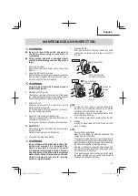 Предварительный просмотр 19 страницы Metabo HPT GP 18DA Safety Instructions And Instruction Manual