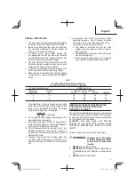 Preview for 5 page of Metabo HPT M 1808DA Safety Instructions And Instruction Manual