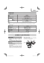 Preview for 9 page of Metabo HPT M 1808DA Safety Instructions And Instruction Manual