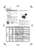 Preview for 10 page of Metabo HPT M 1808DA Safety Instructions And Instruction Manual