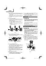 Preview for 12 page of Metabo HPT M 1808DA Safety Instructions And Instruction Manual