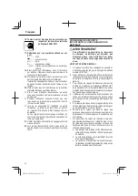 Preview for 30 page of Metabo HPT M 1808DA Safety Instructions And Instruction Manual