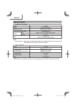 Preview for 62 page of Metabo HPT M 1808DA Safety Instructions And Instruction Manual