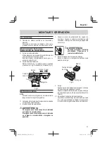 Preview for 63 page of Metabo HPT M 1808DA Safety Instructions And Instruction Manual