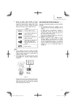 Preview for 75 page of Metabo HPT M 1808DA Safety Instructions And Instruction Manual