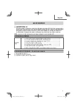 Preview for 81 page of Metabo HPT M 1808DA Safety Instructions And Instruction Manual