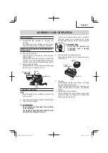 Предварительный просмотр 11 страницы Metabo HPT M 3612DA Manual