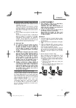 Предварительный просмотр 39 страницы Metabo HPT M 3612DA Manual