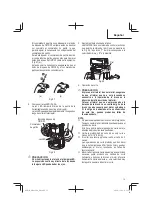 Предварительный просмотр 73 страницы Metabo HPT M 3612DA Manual