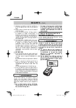 Preview for 38 page of Metabo HPT N 1804DA Instruction And Safety Manual