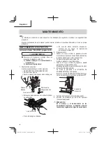 Предварительный просмотр 64 страницы Metabo HPT N 3804A5 Instruction And Safety Manual