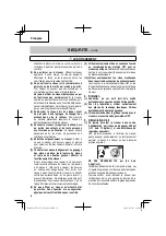 Preview for 28 page of Metabo HPT NV 83A5 Instruction And Safety Manual