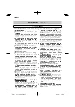 Preview for 52 page of Metabo HPT NV 83A5 Instruction And Safety Manual