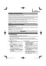 Preview for 23 page of Metabo HPT RH18DA Safety Instructions And Instruction Manual