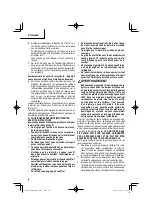 Preview for 26 page of Metabo HPT RH18DA Safety Instructions And Instruction Manual