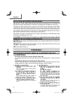 Preview for 46 page of Metabo HPT RH18DA Safety Instructions And Instruction Manual