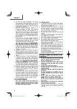 Preview for 50 page of Metabo HPT RH18DA Safety Instructions And Instruction Manual