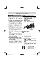 Preview for 57 page of Metabo HPT RH18DA Safety Instructions And Instruction Manual