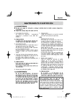 Preview for 65 page of Metabo HPT RH18DA Safety Instructions And Instruction Manual