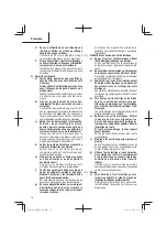 Preview for 16 page of Metabo HPT WR 22SE Instruction Manual And Safety Instructions