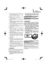 Preview for 7 page of Metabo HPT WR 36DE Safety Instructions And Instruction Manual