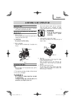 Preview for 11 page of Metabo HPT WR 36DE Safety Instructions And Instruction Manual