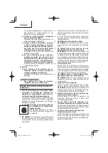 Preview for 26 page of Metabo HPT WR 36DE Safety Instructions And Instruction Manual