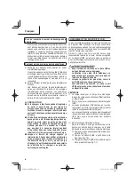 Preview for 36 page of Metabo HPT WR 36DE Safety Instructions And Instruction Manual