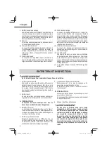 Preview for 42 page of Metabo HPT WR 36DE Safety Instructions And Instruction Manual