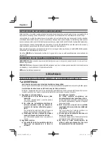 Preview for 48 page of Metabo HPT WR 36DE Safety Instructions And Instruction Manual