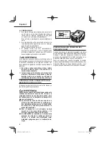 Preview for 54 page of Metabo HPT WR 36DE Safety Instructions And Instruction Manual