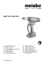 Metabo 01788000 Original Instructions Manual preview