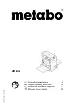 Metabo 0200033000 Original Operating Instructions preview