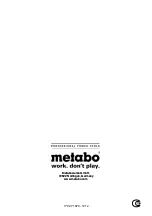 Preview for 8 page of Metabo 316053500 Original Operating Instructions