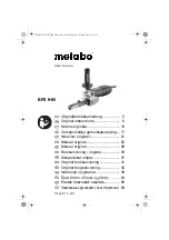 Preview for 1 page of Metabo 6.02134.50 Original Instructions Manual