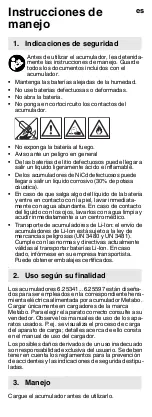 Preview for 13 page of Metabo 6.25341 Operating Instructions Manual