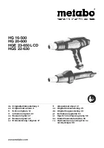 Metabo 602066000 Instructions Manual preview