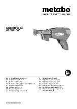 Metabo 630611000 Original Instructions Manual preview