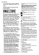 Preview for 16 page of Metabo ASR 36-18 BL 25 M SC Original Instructions Manual